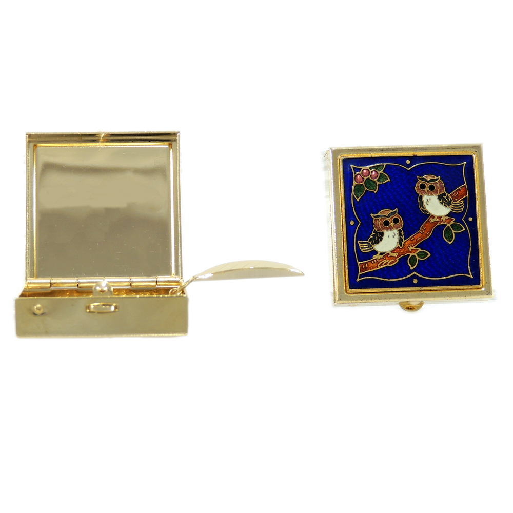 景泰藍隨身煙灰缸 | 客製化琺瑯紀念品
